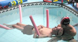 La rehabilitación y terapia en piscinas.